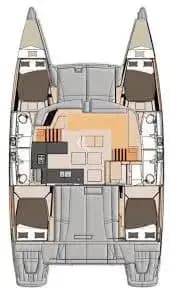 Helia 44 - 4 cab. - Lounge - 2