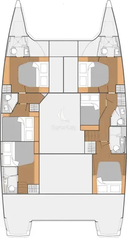 Fountaine Pajot Saba 50 - 6 + 1 cab. - Anna Isabella - 2