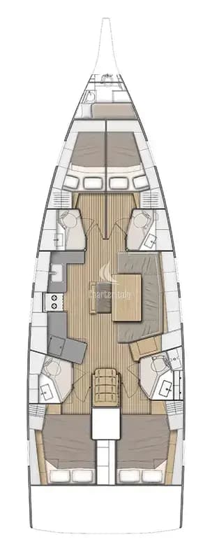 Oceanis 46.1 - 4 + 1 cab. - Benetau Oceanis 46.1 - 2