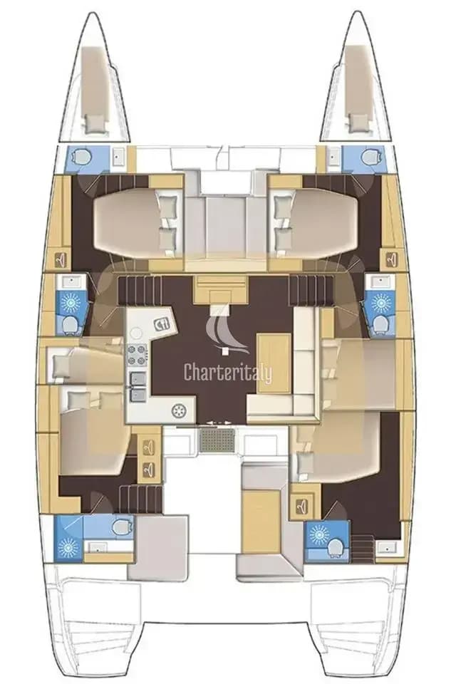 Lagoon 52 F - 6 + 2 cab. - Akana - 2