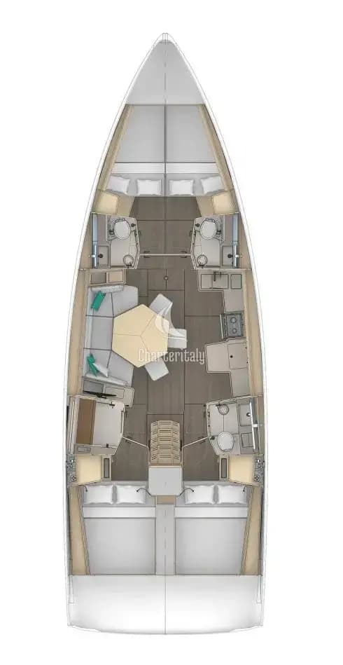 Dufour 44 - 4 cab - Alfasyr - 2