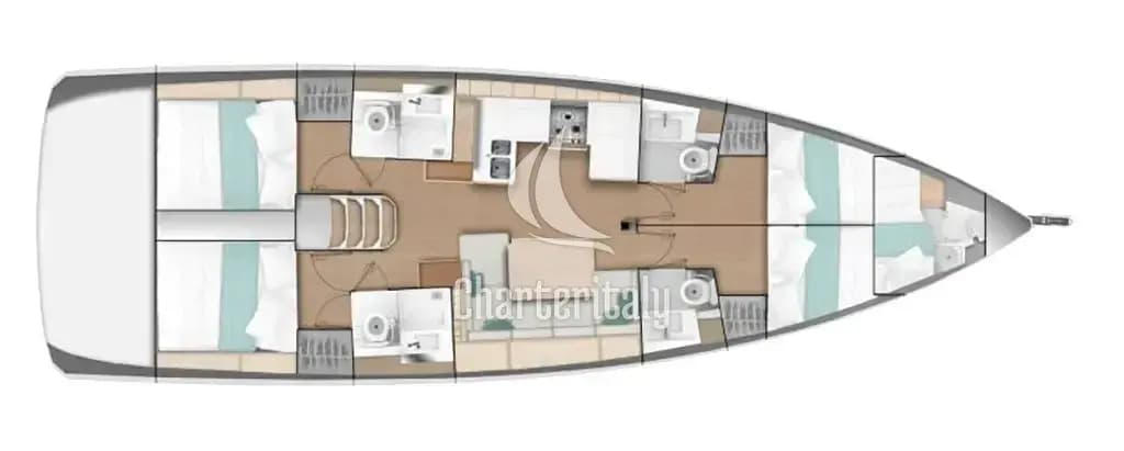 Sun Odyssey 490 - 4 cab. - Mare Mia - 2