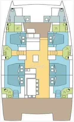 Bali 5.4 - 6 + 2 cab. - BLUE JAY - 2