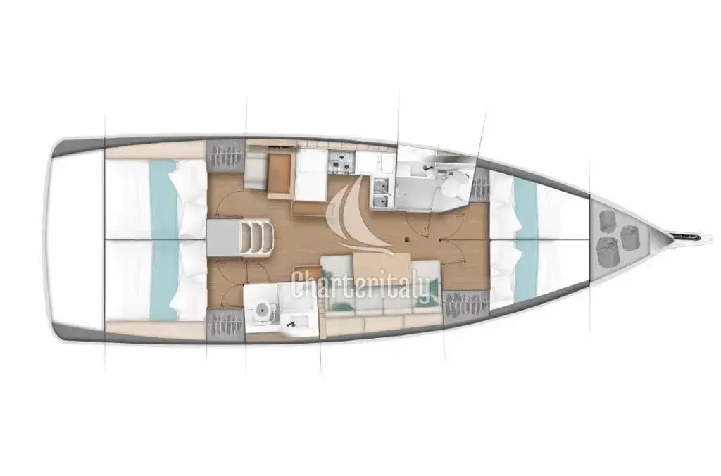 Sun Odyssey 440 - 4 cab. - Endeavour - 2